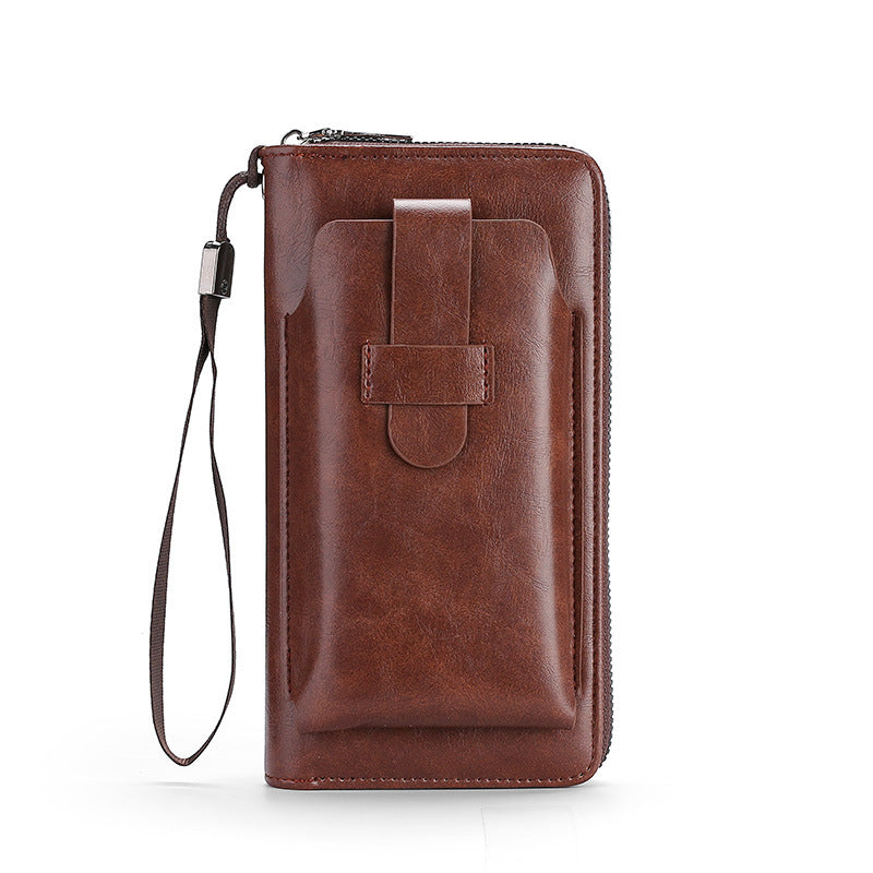 【50% OFF】💼Многофункционален мъжки портфейл, ръчно изработен от естествена кожа, в нов стил