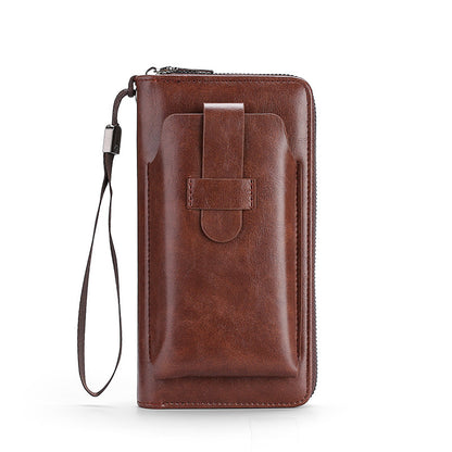【50% OFF】💼Многофункционален мъжки портфейл, ръчно изработен от естествена кожа, в нов стил