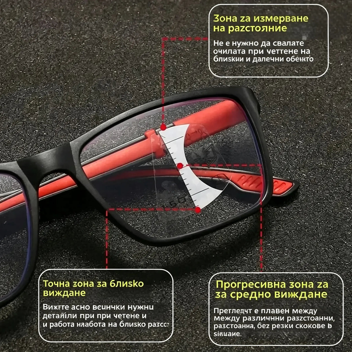 👓 Едни очила – за да виждате както далечни, така и близки обекти! Фотохромни очила с многофокусни лещи ☀️ Не се плъзгат, удобни и стилни – идеални за възрастни хора.