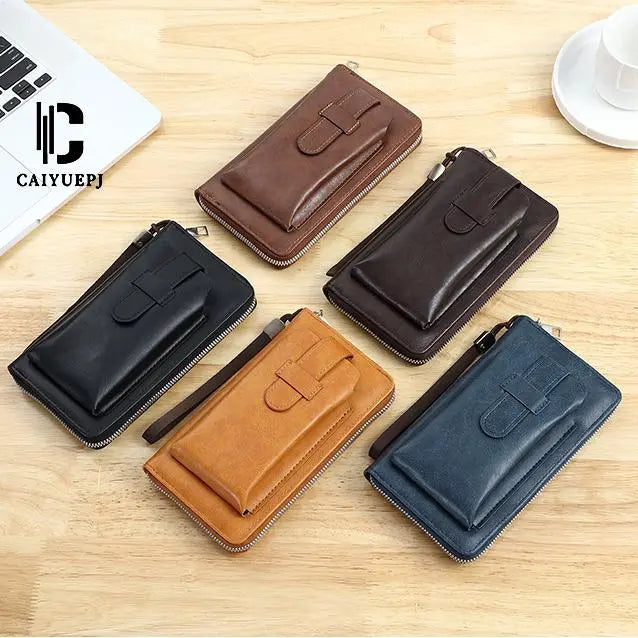 【50% OFF】💼Многофункционален мъжки портфейл, ръчно изработен от естествена кожа, в нов стил