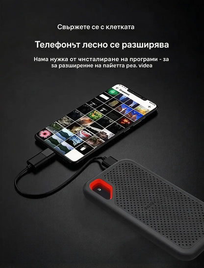 【Последният ден 🔥50% отстъпка】💥【32 TB】 Мобилен твърд диск с висока скорост и голям капацитет