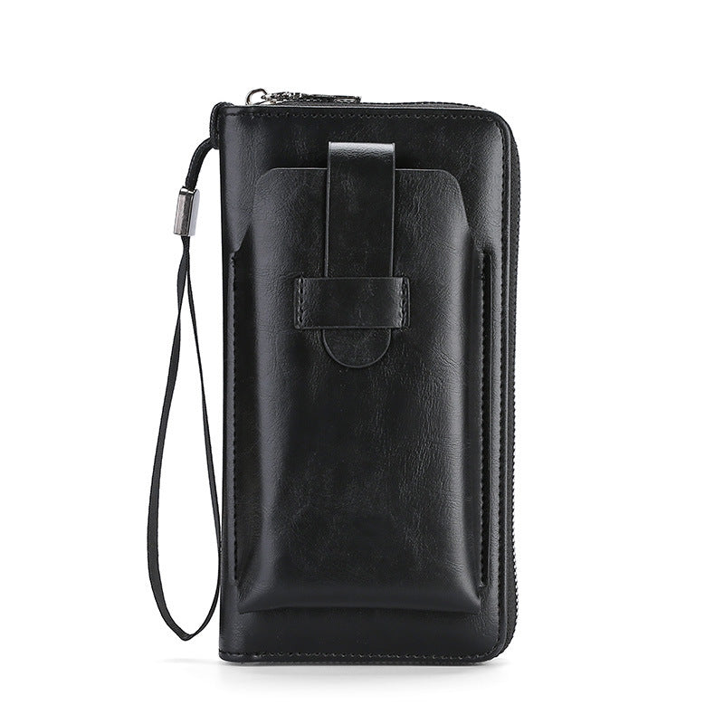 【50% OFF】💼Многофункционален мъжки портфейл, ръчно изработен от естествена кожа, в нов стил