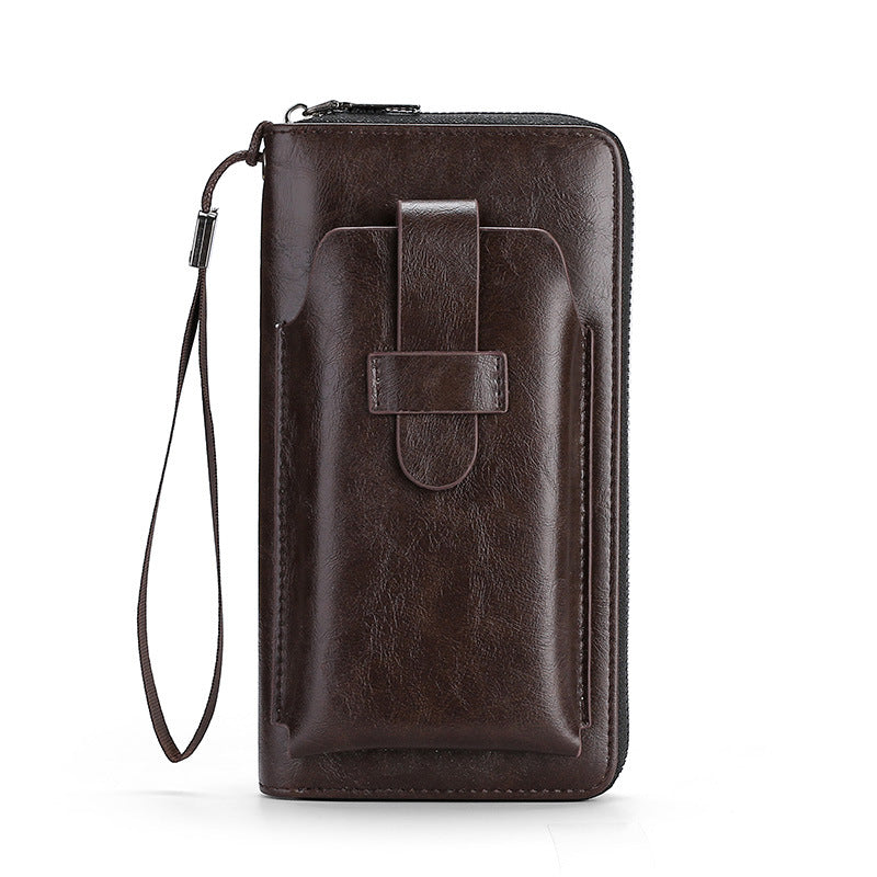【50% OFF】💼Многофункционален мъжки портфейл, ръчно изработен от естествена кожа, в нов стил