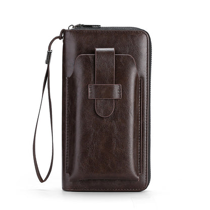 【50% OFF】💼Многофункционален мъжки портфейл, ръчно изработен от естествена кожа, в нов стил