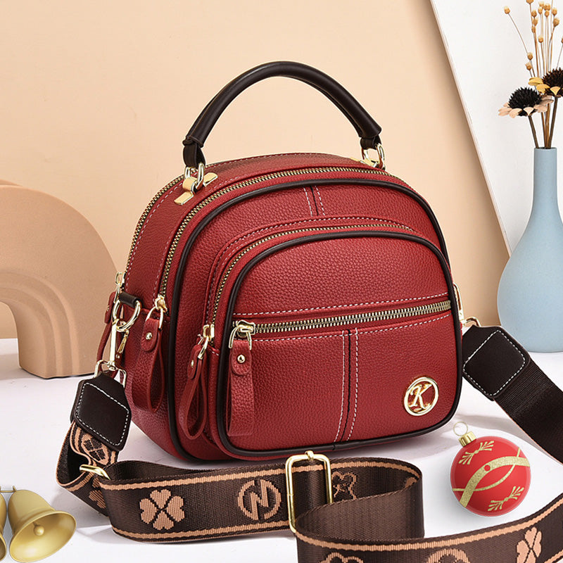 💟【Промоция с намалени цени】👜2026 Нова малка квадратна чанта с голям обем/чанта с кръстосани ремъци